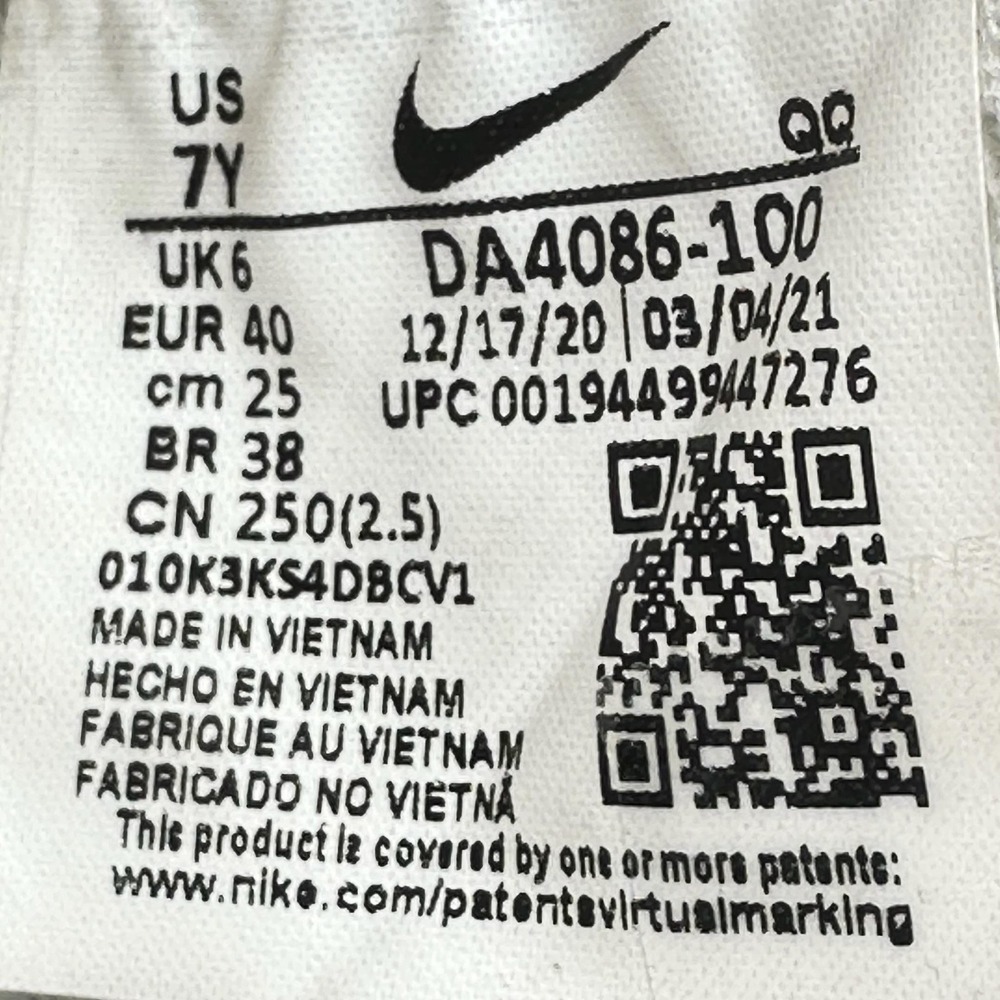 Nike Blazer Mid '77 Shoes Mens Size 7Y Classic Retro DA4086-100 Basketball Sneak - Picture 8 of 8